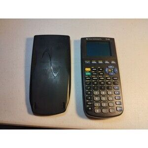 Texas Instrument TI-83 Graphing Calculator W Cover -  Tested & Works
